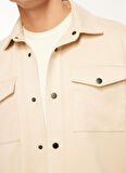 Fabrika Basic Bej Erkek Düz Ceket F3WM-CKT126