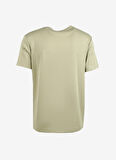 Fabrika Bisiklet Yaka Düz Haki Erkek T-Shirt F3WM-TST128