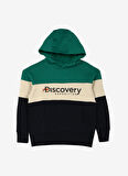 Discovery Expedition  Erkek Çocuk Kapüşonlu Uzun Kollu Relaxed Blok Sweatshirt D3WB-SWT28
