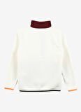Discovery Expedition Beyaz Erkek Çocuk Dik Yaka Sweatshirt D3WB-SWT11