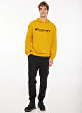 Hardal Erkek Kapüşonlu Nakışlı Sweatshirt D3WM-SWT28