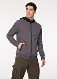 Discovery Expedition Antrasit Erkek Dik Yaka Sweatmont D3WM-SWT20