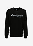 Discovery Expedition Siyah Erkek Bisiklet Yaka Sweatshirt D3WM-SWT25