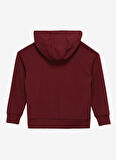 Mürdüm Erkek Çocuk Kapüşonlu Oversize Sweatshirt D3WB-SWT13