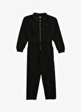 Caterpillar Siyah Kız Çocuk Standart Fit Tulum C3WG-TLM01