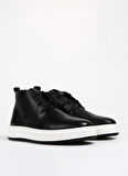 Fabrika Siyah Erkek Deri Sneaker BELFORD