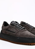 Fabrika Antrasit Erkek Deri Sneaker CERIGNO