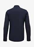 Fabrika Slim Fit Gömlek Yaka Düz Lacivert Erkek Gömlek F4SM-GML 1003