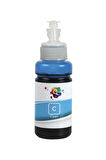 QC Epson L3151 Uyumlu Yazıcı Mürekkebi 70ml C Cyan Mavi Dye