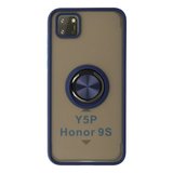 Huawei Y5p Kılıf Montreal Yüzüklü Silikon Kapak - Lacivert