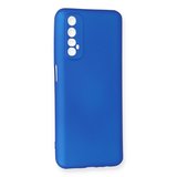 Realme 7 Kılıf First Silikon - Mavi