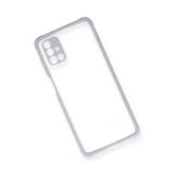 Samsung Galaxy M51 Kılıf Miami Şeffaf Silikon - Lila