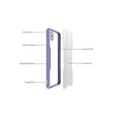 Samsung Galaxy A02 Kılıf Platin Silikon - Siyah