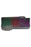 Konfulon MK80 RGB Işıklı Türkçe Q Kablolu Mekanik Hisli Klavye