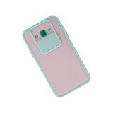 Newface Samsung Galaxy J7 Kılıf Palm Buzlu Kamera Sürgülü Silikon - Turkuaz