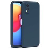 Vivo Y53s Kılıf Nano İçi Kadife Silikon - Lacivert