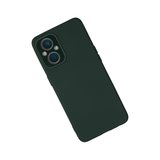 Newface Oppo Reno 7 Lite Kılıf Lansman Glass Kapak - Koyu Yeşil