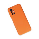 Xiaomi Redmi 10 2022 Kılıf Nano İçi Kadife Silikon - Turuncu