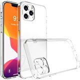 Iphone 14 Pro Kamera Korumalı Şeffaf Yumuşak Silikon