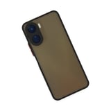 Newface Vivo Y16 Kılıf Montreal Silikon Kapak - Siyah