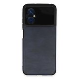 Xiaomi Poco M5 Kılıf Loop Deri Silikon - Lacivert