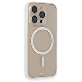 Newface Grand iPhone 13 Pro MagSafe Kılıf - Beyaz