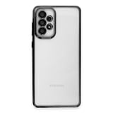 Samsung Galaxy A53 5g Kılıf Kamera Korumalı Lensli Silikon - Siyah