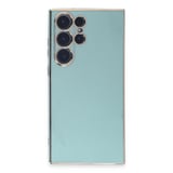 Newface Samsung Galaxy S23 Ultra Kılıf Volet Silikon - Açık Yeşil