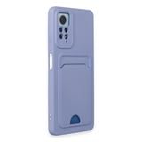 Newface Xiaomi Redmi Note 12 Pro 4G Kılıf Kelvin Kartvizitli Silikon - Lila