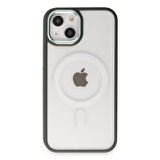 Newface Room iPhone 15 MagSafe Silikon Kılıf - Köknar Yeşili