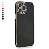 iPhone 15 Pro Max Kılıf Luxury Seri Kamera Korumalı Silikon Kapak