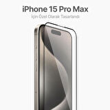 iPhone 15 Pro Max Kolay Uygulama Aparatlı 5D Magic Box Cam Ekran Koruyucu