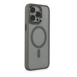 Newface iPhone 15 Pro Max Kılıf Room Magneticsafe Silikon - Gri