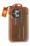 Fuchsia iPhone 14 Pro Max ile Uyumlu Kılıf HBC-221 Roma Kapak - Kahverengi
