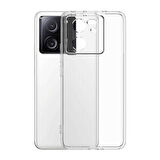 Xiaomi 13T / 13T Pro Kılıf Kamera Korumalı Silikon Şeffaf Kapak