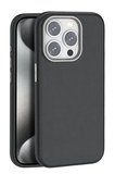 Fuchsia iPhone 14 Pro Max ile Uyumlu Kılıf Wonder Deri Kablosuz Şarj Özellikli Kapak - Siyah