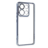 Newface Razer Xiaomi Poco X6 Lens Korumalı Silikon Kılıf - Açık Mavi