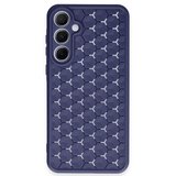 Samsung Galaxy A35 5g Kılıf Petek Silikon Kapak - Lacivert