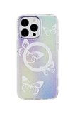 Fuchsia iPhone 15 Pro Max ile Uyumlu Tanya Kablosuz Şarj Özellikli Kapak - Desen 7
