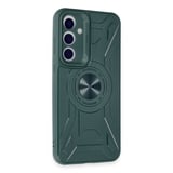 Newface Samsung Galaxy A15 4G Kılıf Lincoln Silikon - Koyu Yeşil