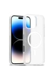 Fuchsia iPhone 16 Pro Max ile Uyumlu Jota Kablosuz Şarj Özellikli Kapak - Şeffaf