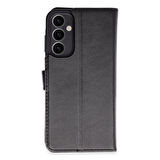 Newface Trend Plus Samsung Galaxy A25 5G Kapaklı Kılıf - Siyah