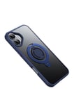Fuchsia iPhone 16 ile Uyumlu Avatar 360 Dönen Kablosuz Şarj Özellikli Kapak - Lacivert