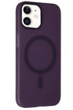 Fuchsia iPhone 11 ile Uyumlu Tuna PC Slim Kablosuz Şarj Özellikli Kapak - Derin Mor