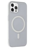 Fuchsia iPhone 14 Pro Max ile Uyumlu Tuna PC Slim Kablosuz Şarj Özellikli Kapak - Şeffaf