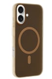 Fuchsia iPhone 16 ile Uyumlu Tuna PC Slim Kablosuz Şarj Özellikli Kapak - Desert