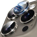 iPhone 15 Pro / iPhone 15 Pro Max Raze Metal Kamera Lens Koruyucu