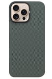 Fuchsia iPhone 16 Pro ile Uyumlu Blaze 1000D Kevlar Kablosuz Şarj Özellikli Kılıf - Yeşil