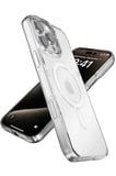 Fuchsia iPhone 16 Pro Max ile Uyumlu Gleam PC Sert Kablosuz Şarj Özellikli Kılıf - Titan Gri