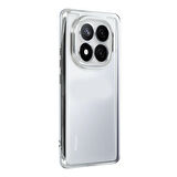 Newface Razer Xiaomi Redmi Note 14 Pro 5G Lens Korumalı Silikon Kılıf - Gümüş